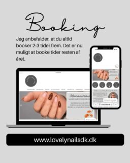 Har du styr på dine tider året ud?
Hvis ikke så har du muligheden nu 🖤